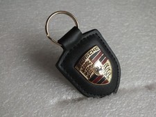 Vintage alter PORSCHE  - Schlüsselanhänger  - schwarz - MG 32