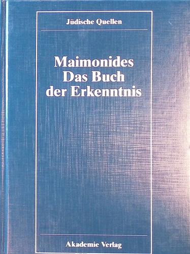Maimonides das buch der - das,