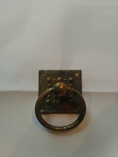 Jugenstil Beschlag, Möbelgriff, Ring, Zugring, antik