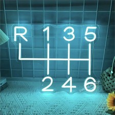 Garage LED Schild Wand Nein