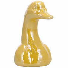 Gans fina keramik gelb - gans,