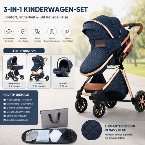 3in1 kinderwagen set - kinderwagen,