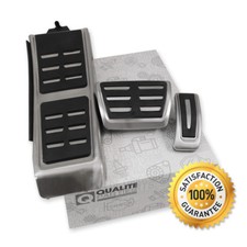  PEDALSET PEDALE PEDALKAPPEN FUßSTÜTZE FÜR AUDI A4 B8 8K A5 A6 4G A7 A8 Q3 Q5