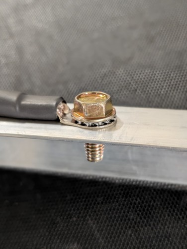 Car audio ground bolt - audio,