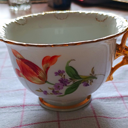 Tasse untertasse porzellan - tasse, &