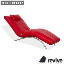 Koinor Jonas Leder Liege Rot elektrische Funktion