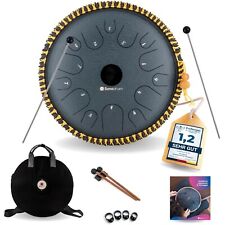 Sonodrum Steel Tongue Drum - C-Dur - 38cm - 14 Töne - Zungentrommel + Zubehör