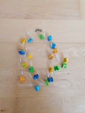 Haba Kette/Halskette/zweigeteilte Kette für Kinder mit Schmetterlingen 