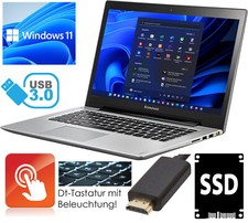 SLIM NOTEBOOK LENOVO U430 i5 TOUCHSCREEN 500GB SSD 8GB LAN+ WLAN HDMI WINDOWS 11