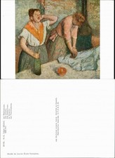 Ansichtskarte  Künstlerkarte Künstler Edgar DEGAS Les Repasseuses 1980