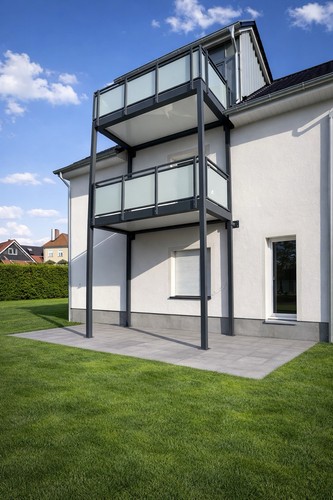 Aluminium alu balkon - aluminium,