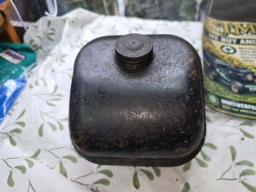 Vintage metall kraftstofftank - vintage,
