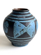 Ceramano Vase Ankara schwarz