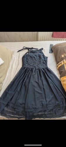 Cocktailkleid dunkelbl spitze - dunkelbl.,