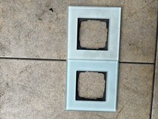 2x Gira Esprit Glas Rahmen