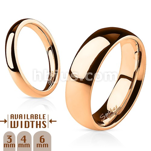 Edelstahl ring roségold - edelstahl,