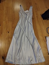 Tolles silbernes Kleid Zara M Neu Etikett Silvester