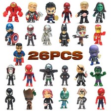 26 Stück Mini Set Marvel Avengers Superhelden Figuren Kinder Spielzeug Geschenk