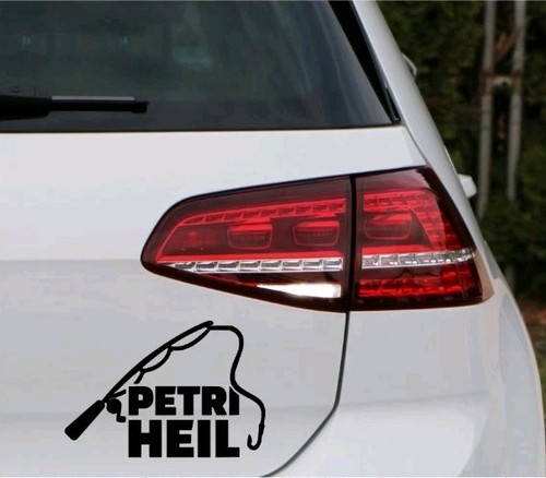 Petri heil aufkleber auto - aufkleber,