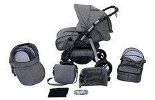 Kombikinderwagen Milo, Baby, Buggy, 2in1 Set mit Babyschale 0-13Kg für Isofix