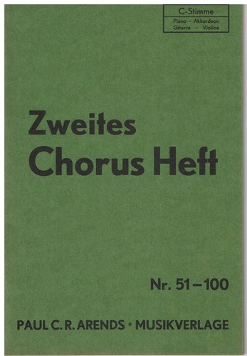 Zweites chorus heft für - chorus,