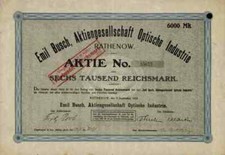 Emil Busch Optik 1923 Rathenow