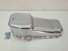 Ölwanne Aluminium poliert , Smallblock Chevy, 1958-79 ,Chevrolet, finned,8442
