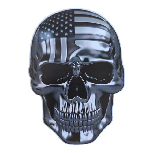 Aufkleber totenkopf usa flagge - totenkopf,