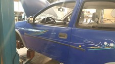 TÜR Vorn Links (2/3-TÜRER) Opel Corsa B Farbe Blau Z285 Limousine