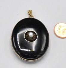 Email Onyx Trauer Anhänger