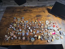 Anstecker Pin Anstecknadel Buttons DDR SOWJETUNION UdSSR Sammler ca. 140 Stück 