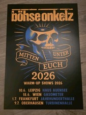 Böhse onkelz plakat - onkelz, 2026