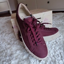 NEU Tamaris Sneaker Bordeaux Burgundy Größe 40 Leder Schuhe
