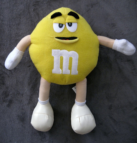 Plüschfigur plüschtier - m&m,