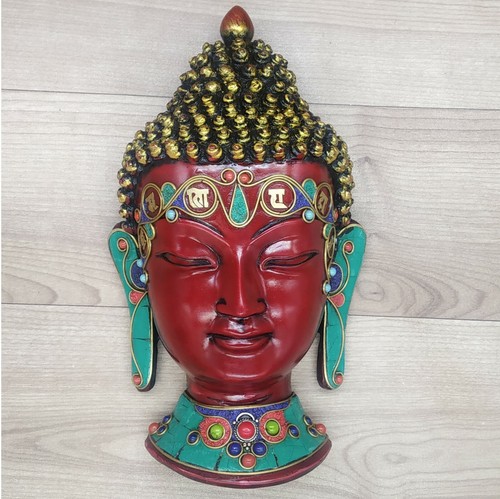 Buddha maske zoll wandbehang - maske,