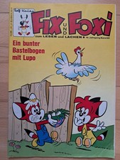 Rolf Kauka´s Fix + Foxi 19.Jahrgang Nr.22 von 1971 mit Lupo-Bastelbogen
