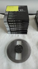9 x orig.maxellspule mit band