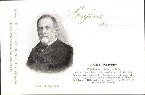 Louis pasteur chemiker - ak, pasteur,