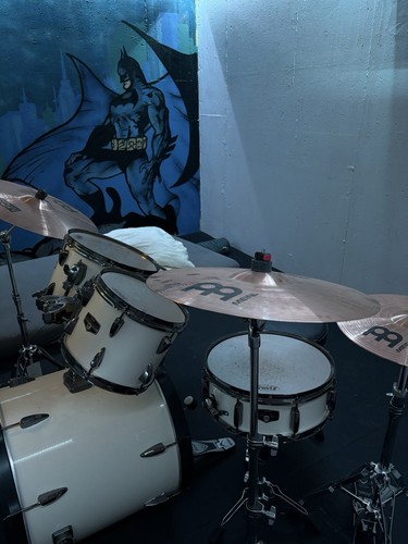 Tama akustik drum kit weiß - akustik,