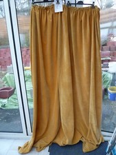 Samt Vorhänge Gardinen Voile Stores Langstore braun