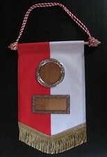 Wimpel rot weiss mit - wimpel, rot-weiss