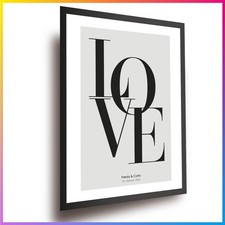 Personalisiertes Liebes-Poster