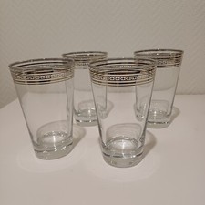 Gläser set 4 St. Sehr edel Platinrand 