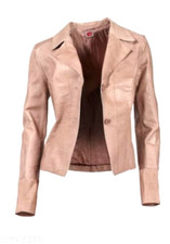 Designer Lederjacke  Travel cotoure /heine  Größe 42  NEU