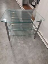 fernseher glas tisch