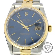 Rolex Datejust 36mm Ref 16233 Stahl Gelb Gold Automatik Uhr LC100 xxyy