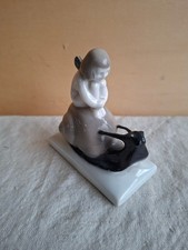 Rosenthal Porzellan Figur Schneckenpost K205 Albert Caasmann Jugendstil um 1914