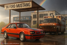 1:18 Welly - 1986 Ford Mustang GT 5.0 Coupe - Ersatzteile - Spare Parts