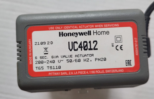 Honeywell vc4012 - honeywell,