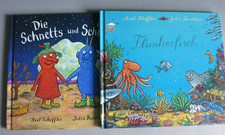 2 Bücher Flunkerfisch + Die Schnetts und die Schmoos v. Axel Scheffler